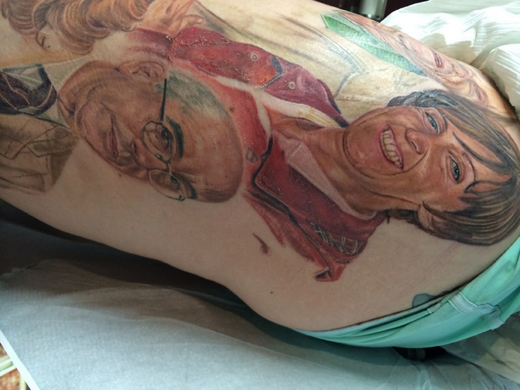 superfan tatto..